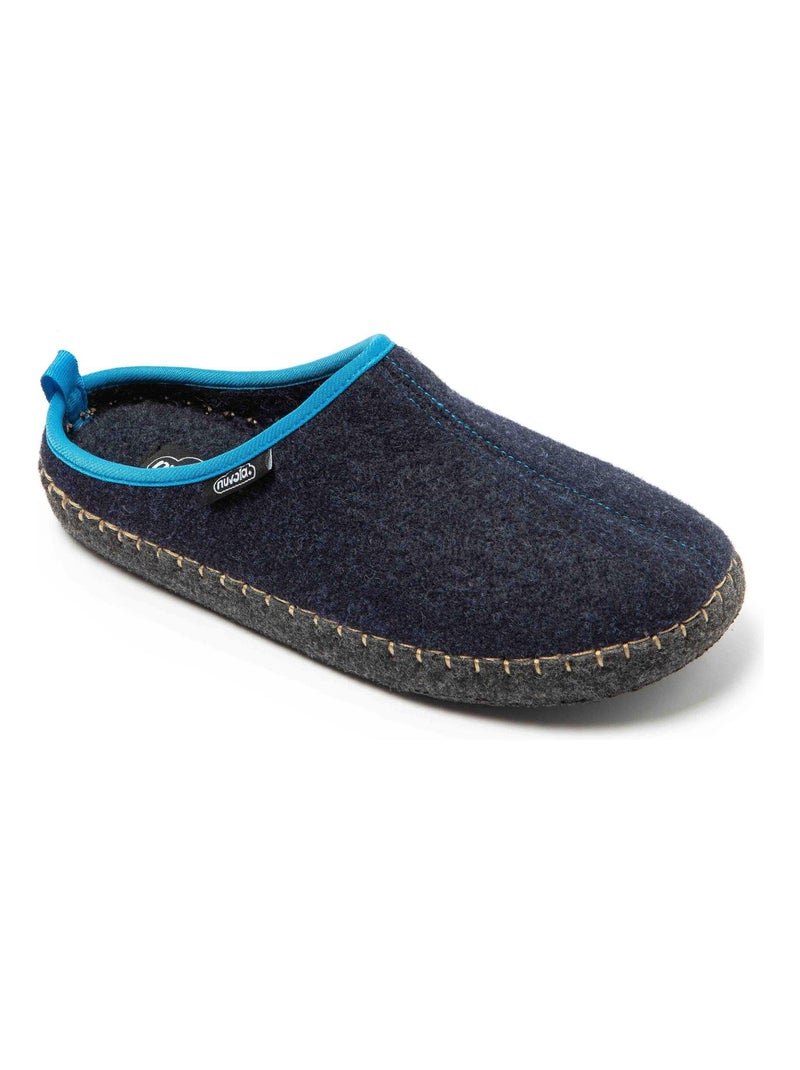 Chaussons unisexes Nuvola avec semelle en gomme Bleu foncé - Kiabi