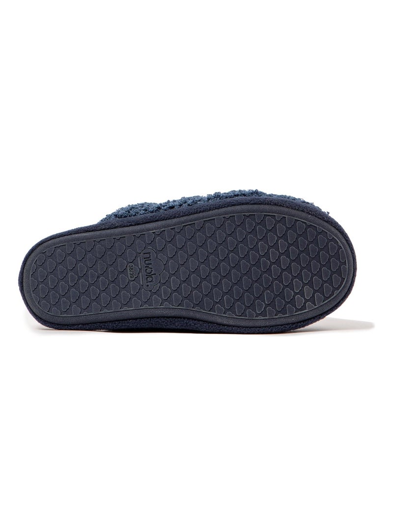 Chaussons unisexes Nuvola avec semelle en gomme Bleu foncé - Kiabi
