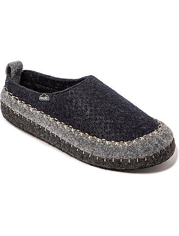 Chaussons unisexes Nuvola avec semelle en gomme.