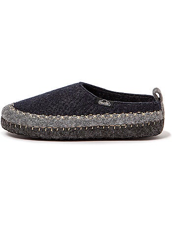 Chaussons unisexes Nuvola avec semelle en gomme.