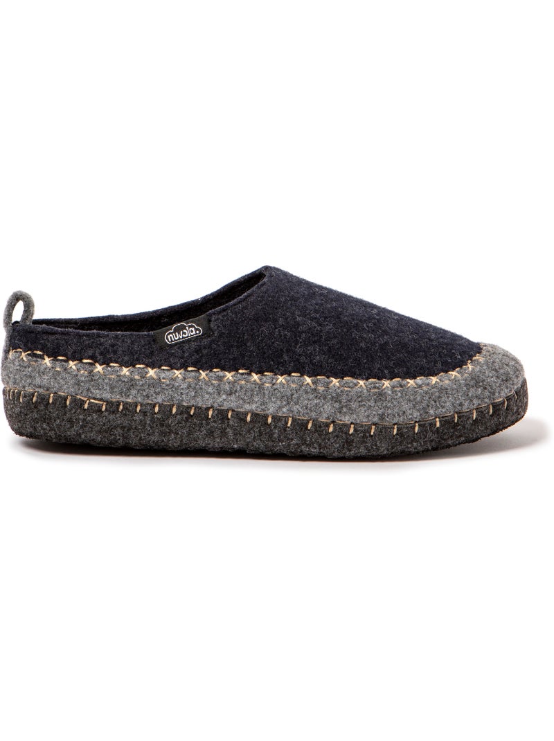 Chaussons unisexes Nuvola avec semelle en gomme. Bleu foncé - Kiabi