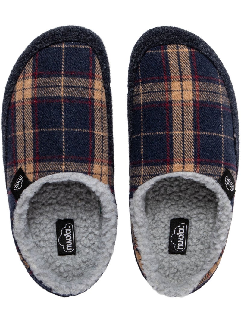 Chaussons unisexes Nuvola avec semelle en gomme Bleu foncé - Kiabi