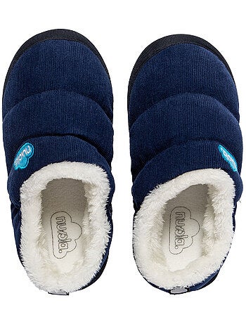 Chaussons unisexes Nuvola avec semelle en gomme