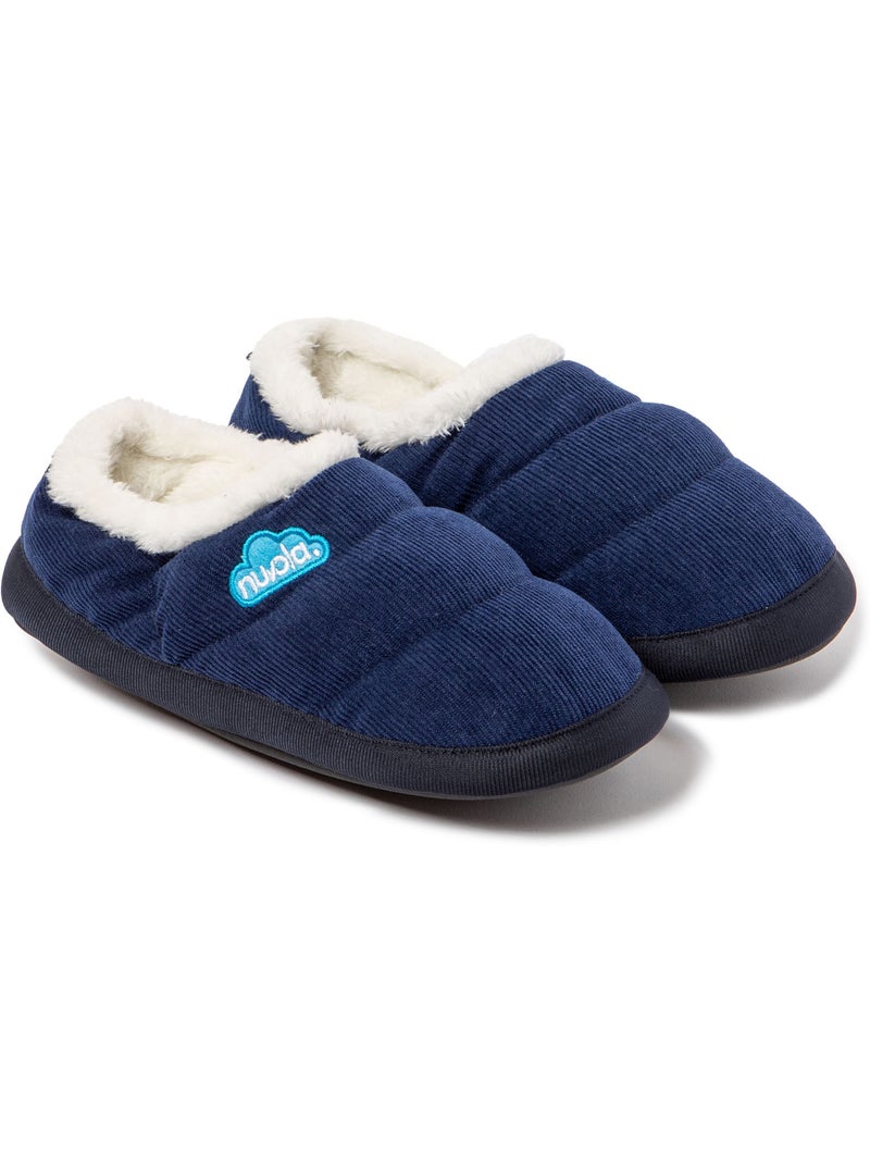 Chaussons unisexes Nuvola avec semelle en gomme Bleu foncé - Kiabi
