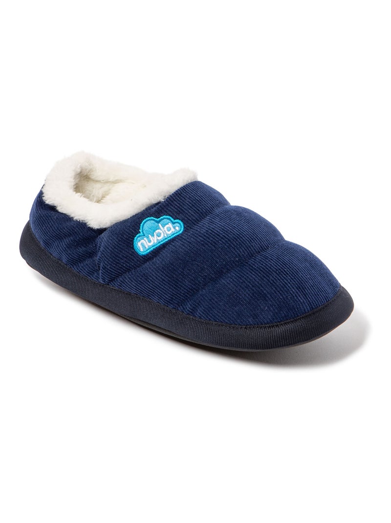 Chaussons unisexes Nuvola avec semelle en gomme Bleu foncé - Kiabi