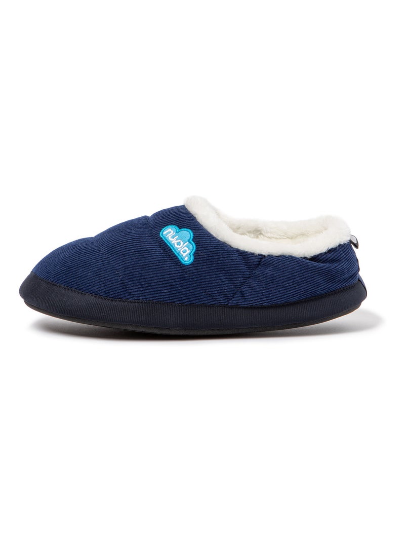 Chaussons unisexes Nuvola avec semelle en gomme Bleu foncé - Kiabi