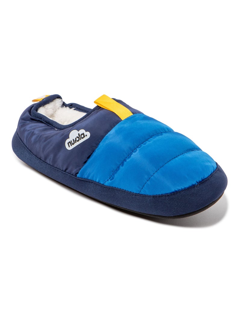 Chaussons unisexes Nuvola avec semelle en gomme Bleu - Kiabi