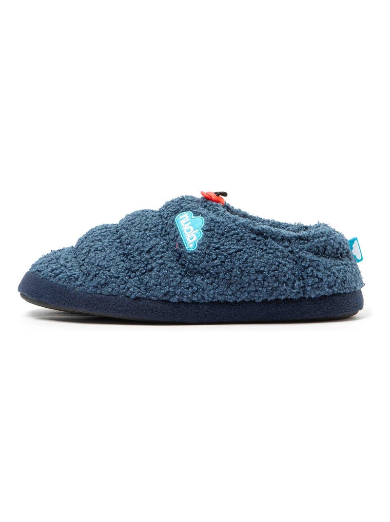 Chaussons unisexes Nuvola avec semelle en gomme Bleu marine - Kiabi