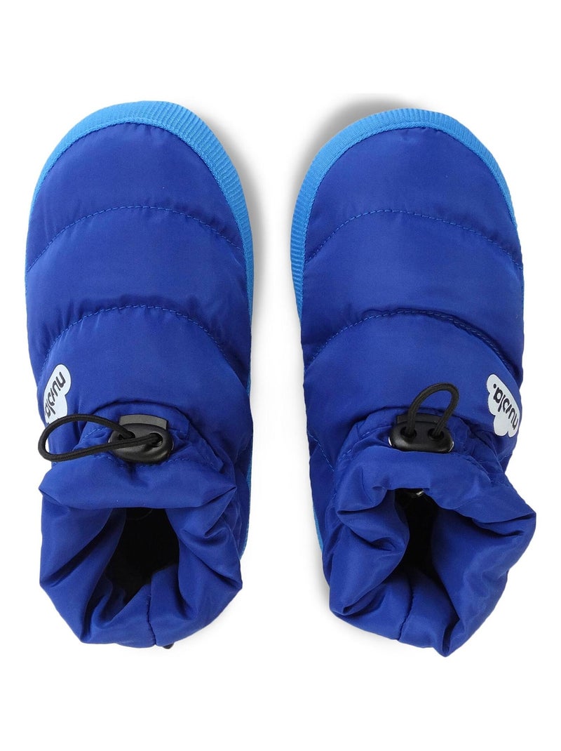 Chaussons unisexes Nuvola avec semelle en gomme Bleu marine - Kiabi