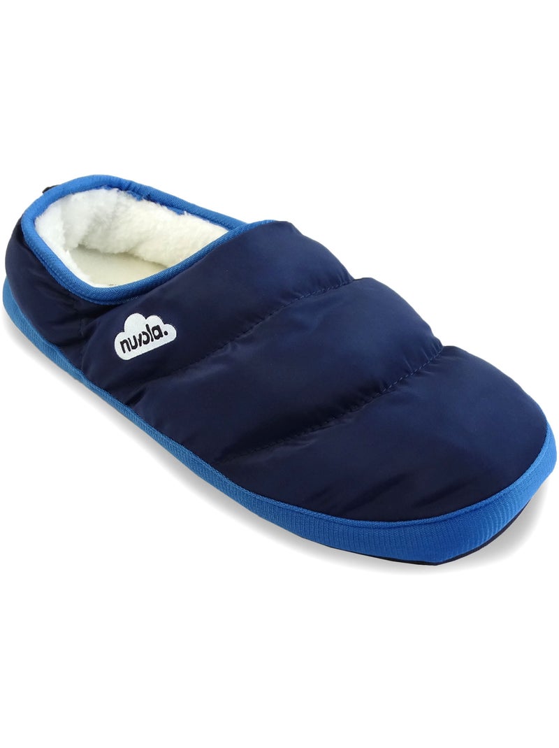 Chaussons unisexes Nuvola avec semelle en gomme Bleu marine - Kiabi