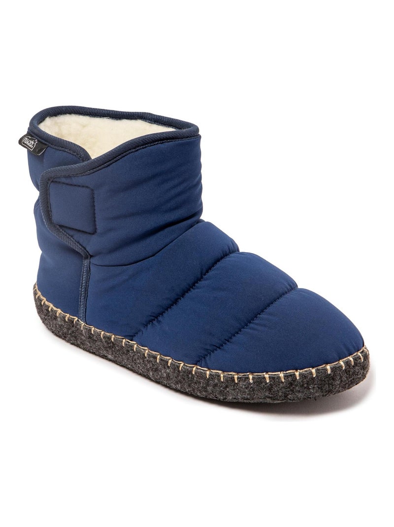 Chaussons unisexes Nuvola avec semelle en gomme Bleu marine - Kiabi