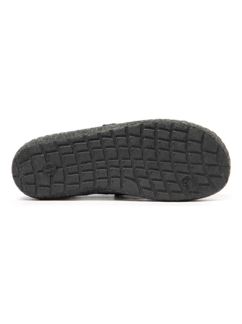 Chaussons unisexes Nuvola avec semelle en gomme Bleu marine - Kiabi