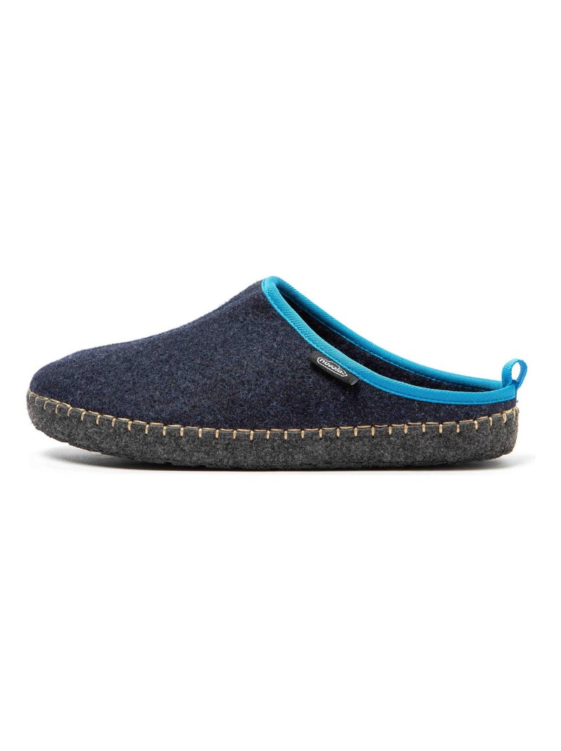 Chaussons unisexes Nuvola avec semelle en gomme Bleu marine - Kiabi
