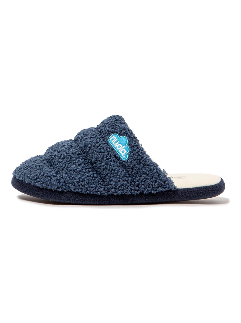Chaussons unisexes Nuvola avec semelle en gomme Bleu marine - Kiabi