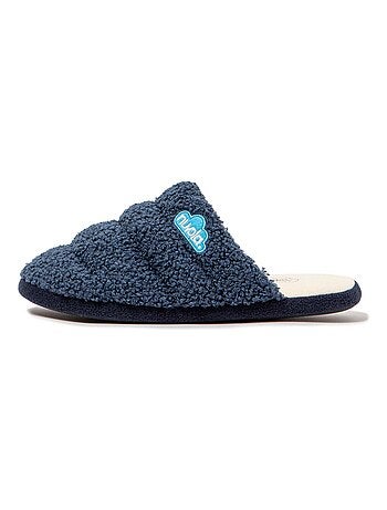 Chaussons unisexes Nuvola avec semelle en gomme