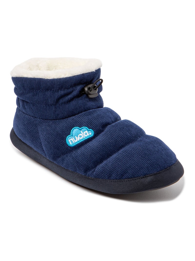 Chaussons unisexes Nuvola avec semelle en gomme Bleu marine - Kiabi