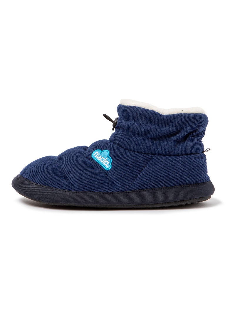 Chaussons unisexes Nuvola avec semelle en gomme Bleu marine - Kiabi