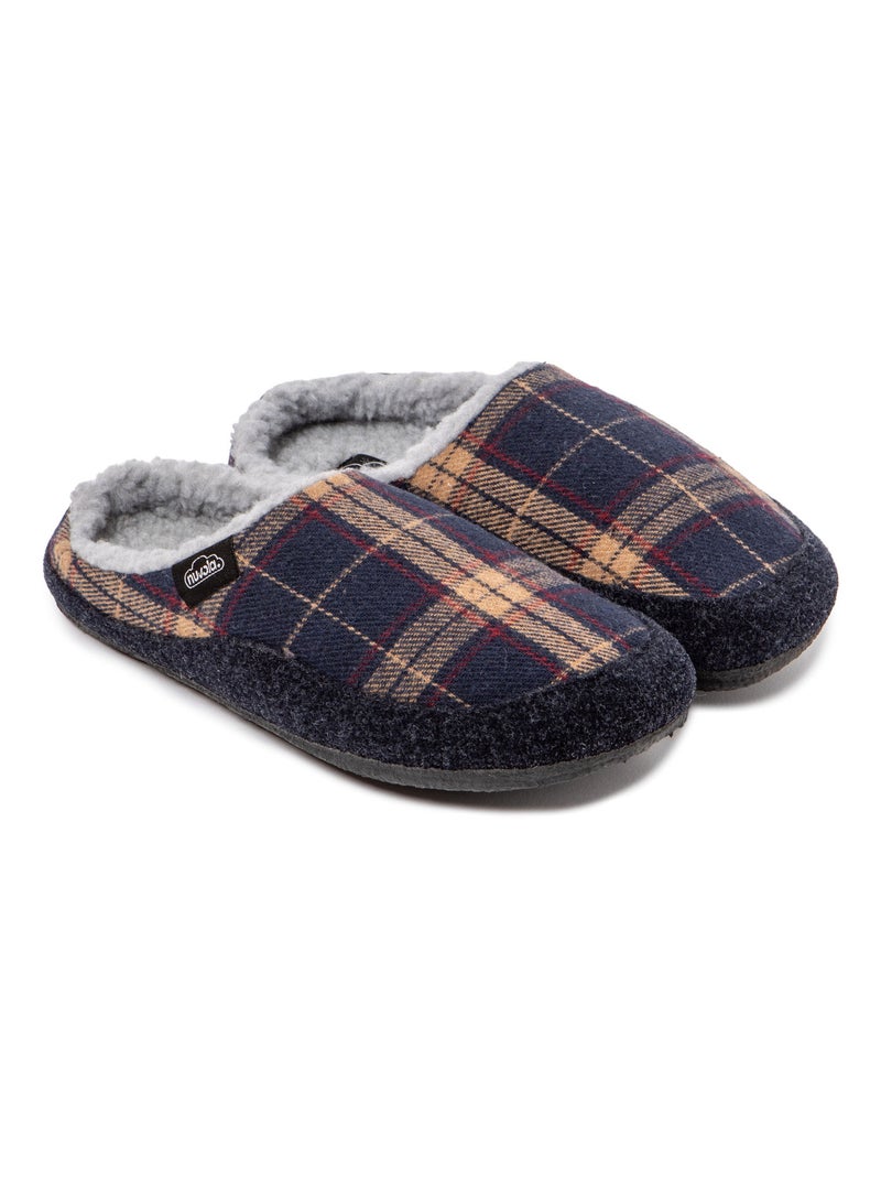 Chaussons unisexes Nuvola avec semelle en gomme Bleu marine - Kiabi