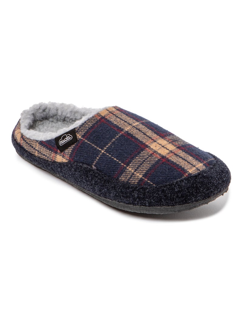 Chaussons unisexes Nuvola avec semelle en gomme Bleu marine - Kiabi