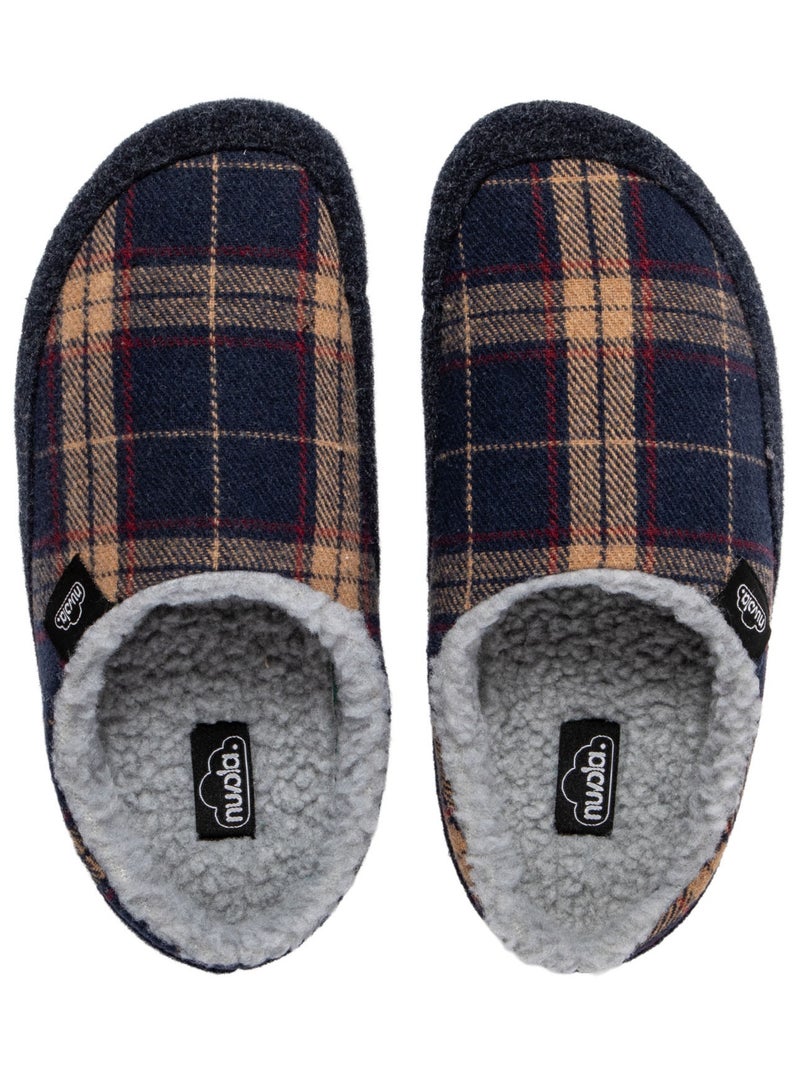 Chaussons unisexes Nuvola avec semelle en gomme Bleu marine - Kiabi