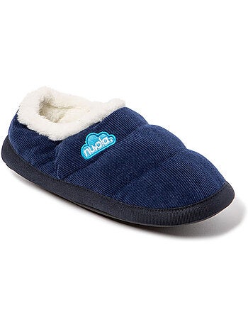 Chaussons unisexes nuvola avec semelle en gomme
