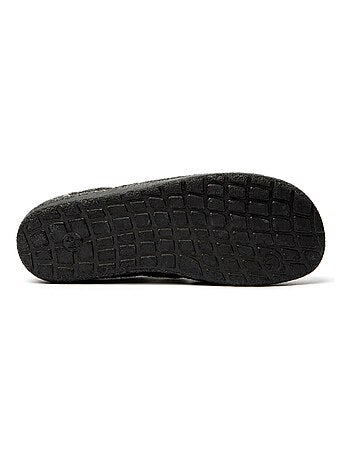 Chaussons unisexes Nuvola avec semelle en gomme