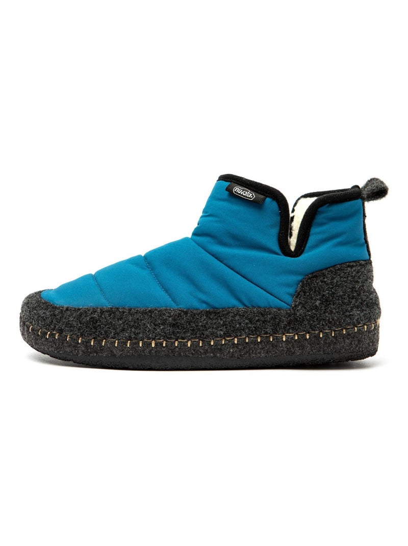 Chaussons unisexes Nuvola avec semelle en gomme Bleu pétrole - Kiabi