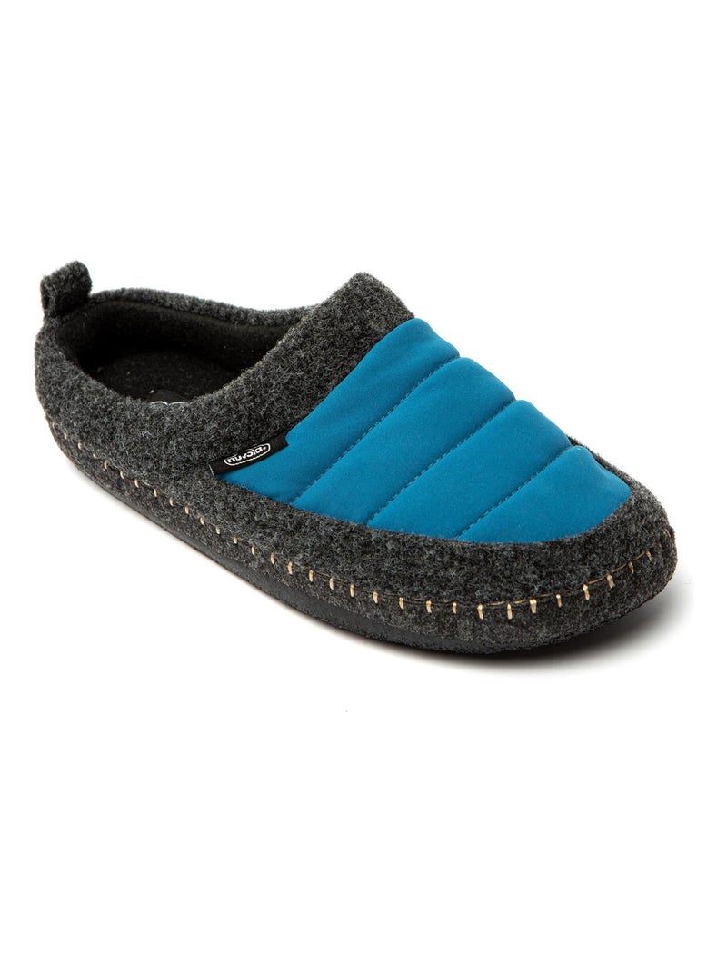 Chaussons unisexes Nuvola avec semelle en gomme Bleu pétrole - Kiabi