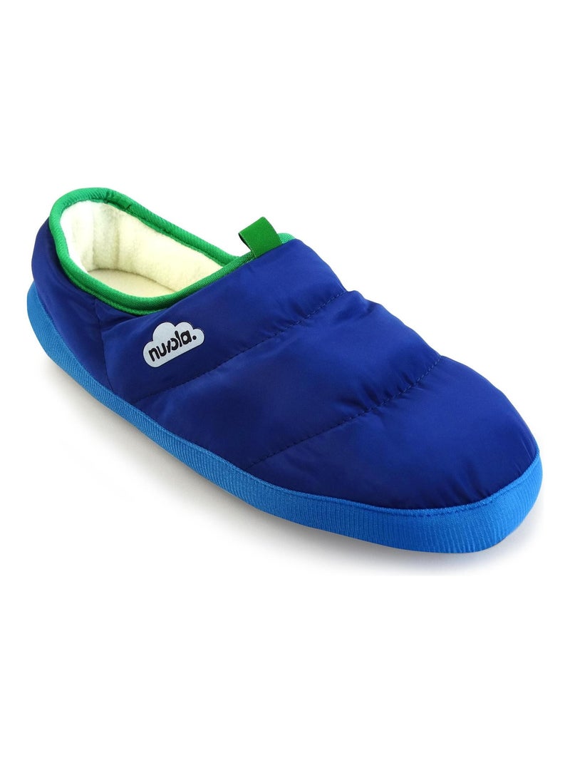 Chaussons unisexes Nuvola avec semelle en gomme Bleu roi - Kiabi