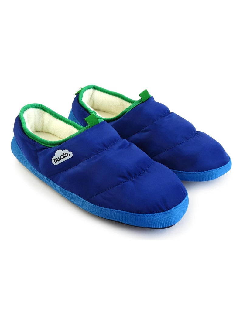 Chaussons unisexes Nuvola avec semelle en gomme Bleu roi - Kiabi