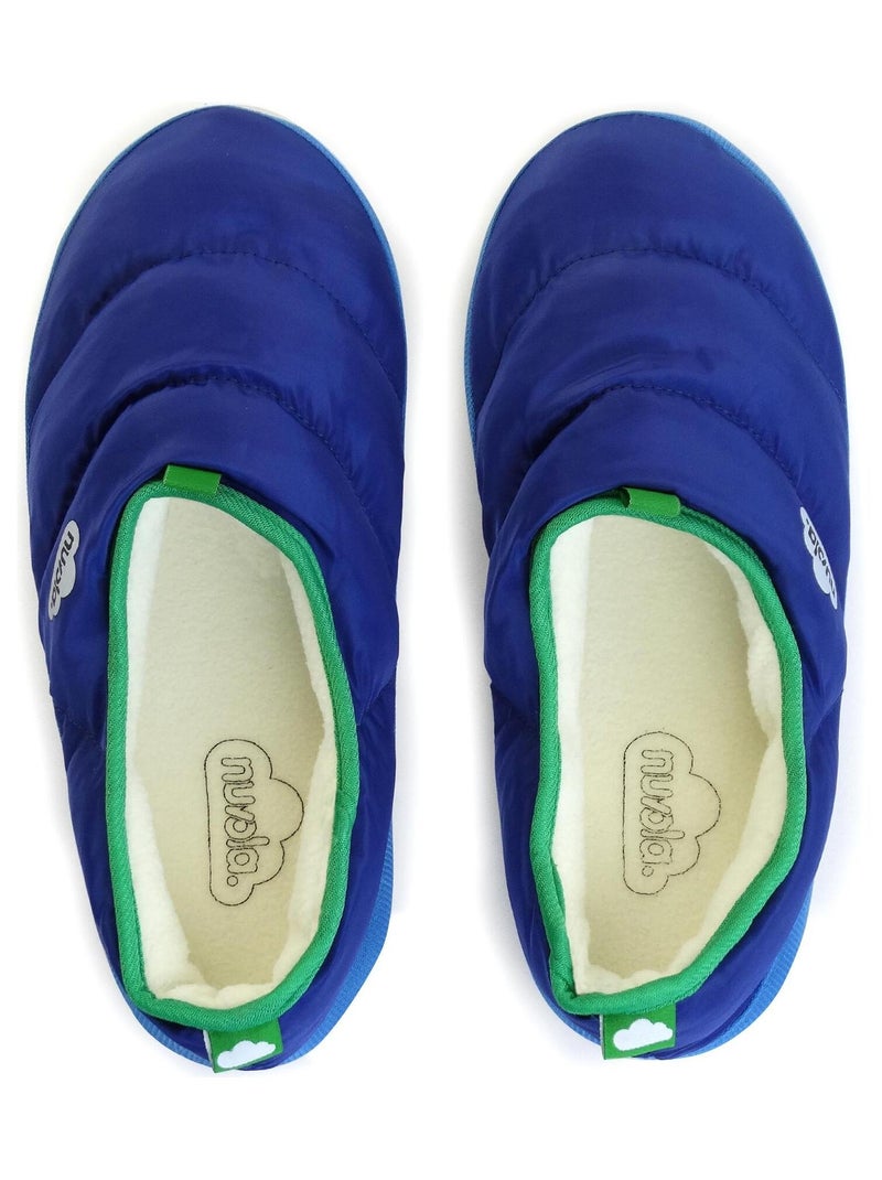 Chaussons unisexes Nuvola avec semelle en gomme Bleu roi - Kiabi