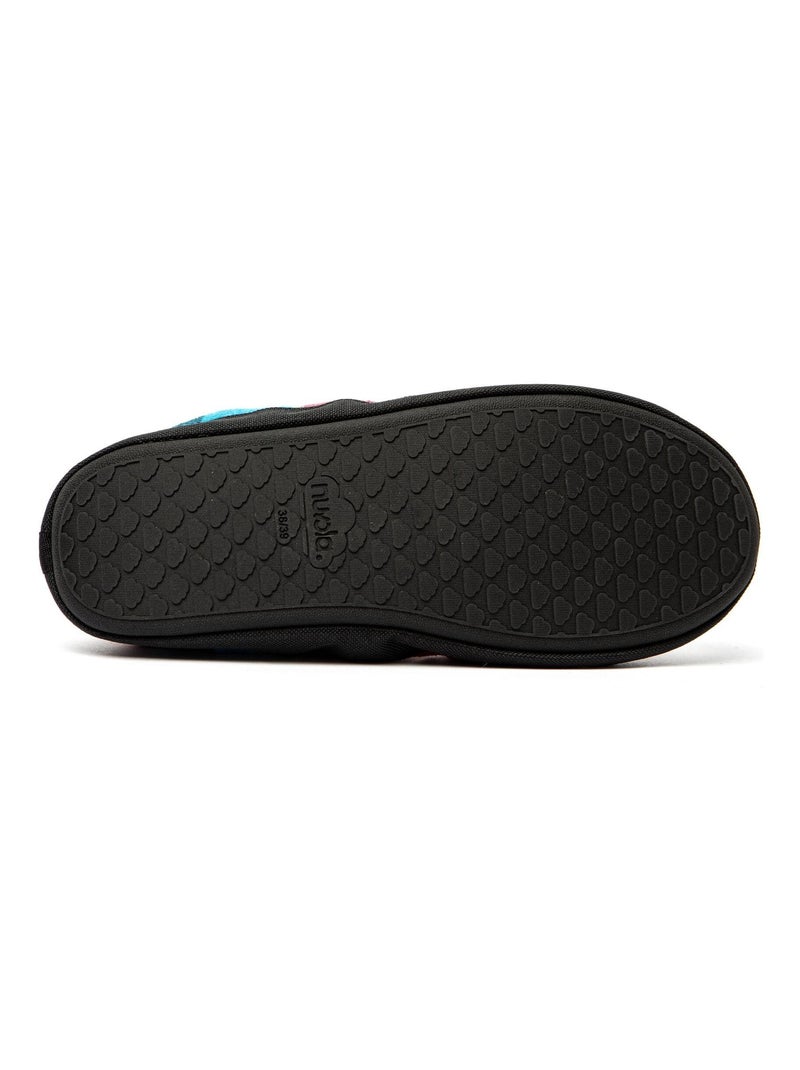 Chaussons unisexes Nuvola avec semelle en gomme Bleu Rouge - Kiabi