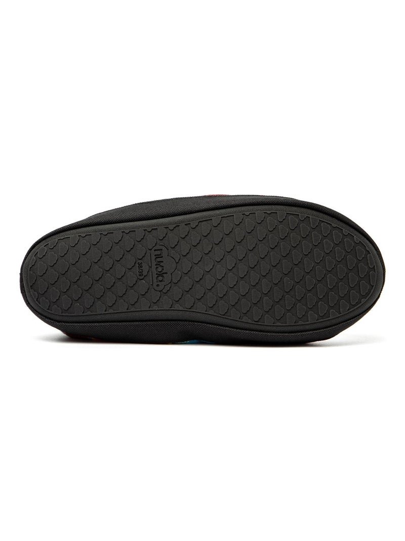 Chaussons unisexes Nuvola avec semelle en gomme Bleu Rouge - Kiabi