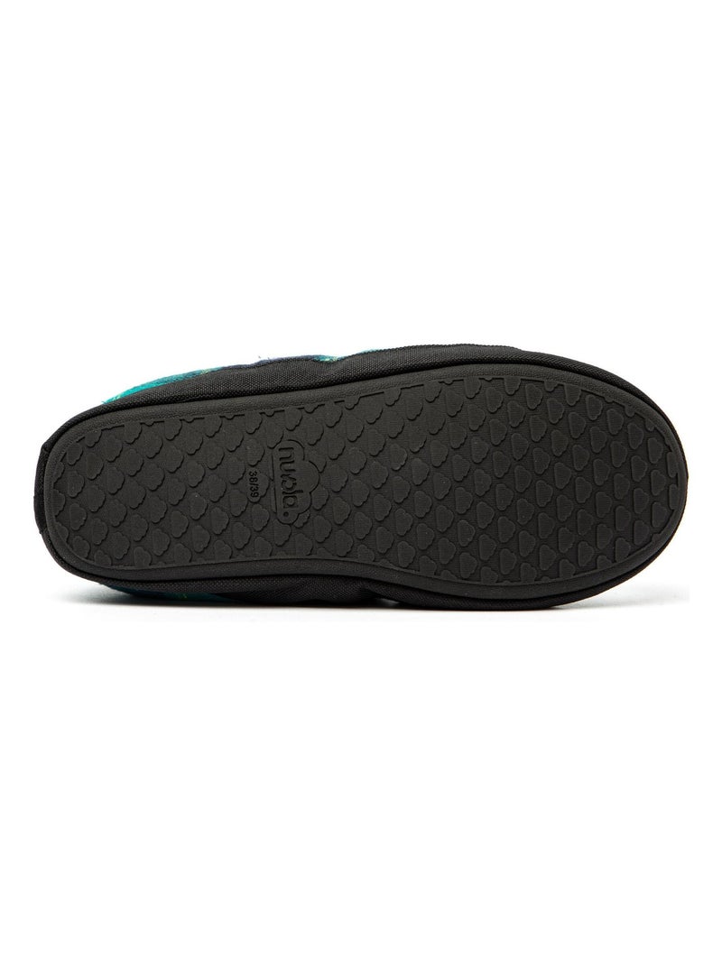 Chaussons unisexes Nuvola avec semelle en gomme Bleu turquoise - Kiabi