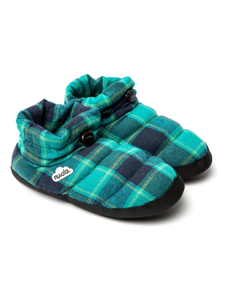 Chaussons unisexes Nuvola avec semelle en gomme Bleu turquoise - Kiabi
