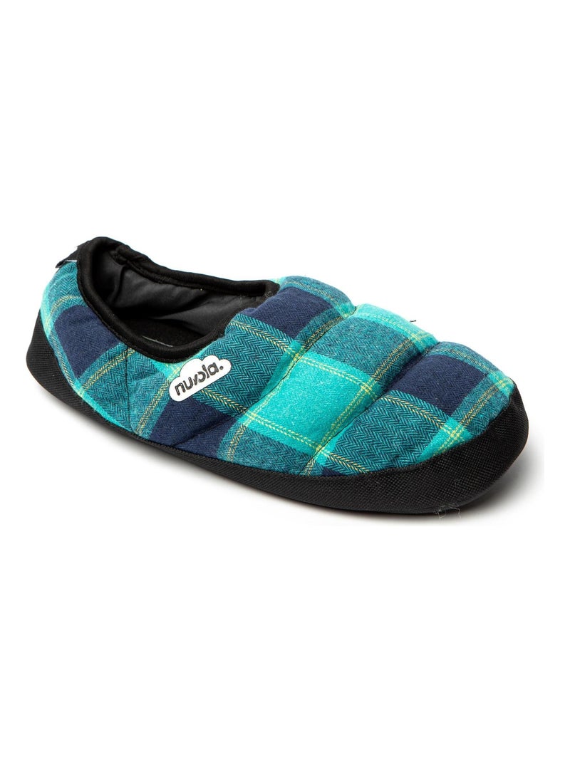 Chaussons unisexes Nuvola avec semelle en gomme Bleu turquoise - Kiabi
