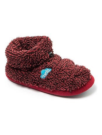 Chaussons unisexes Nuvola avec semelle en gomme