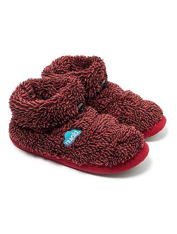 Chaussons unisexes Nuvola avec semelle en gomme
