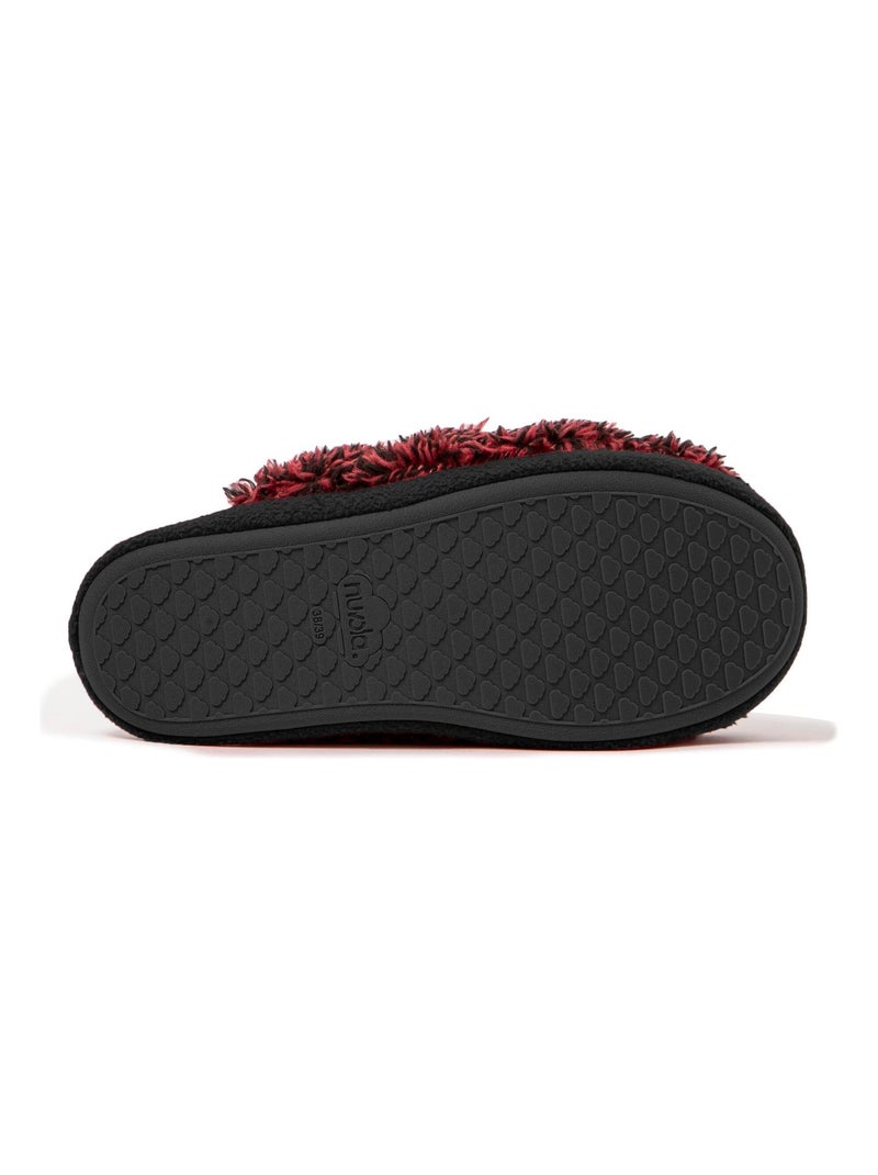Chaussons unisexes Nuvola avec semelle en gomme Bordeaux - Kiabi