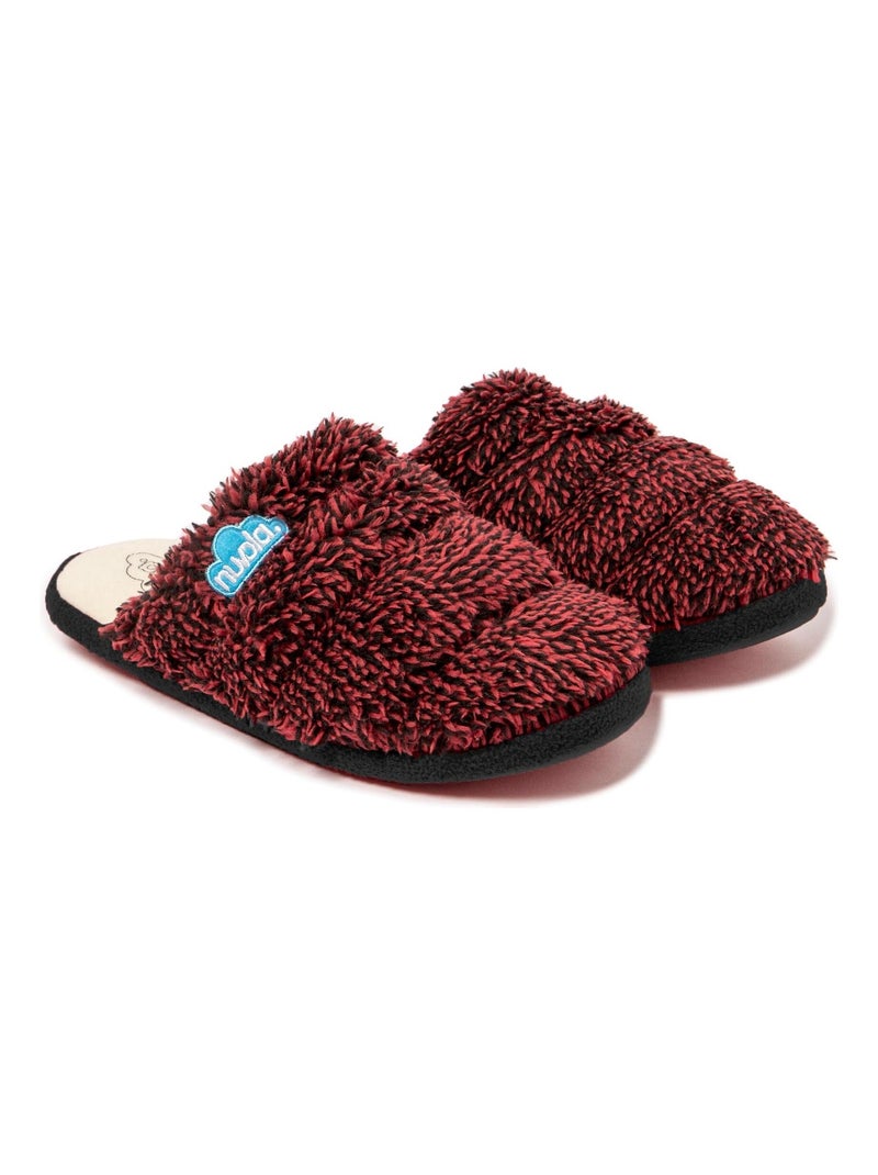 Chaussons unisexes Nuvola avec semelle en gomme Bordeaux - Kiabi