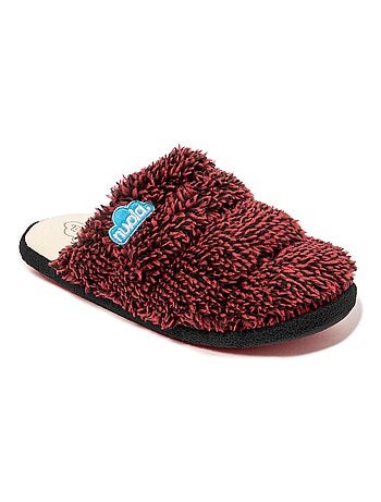 Chaussons unisexes Nuvola avec semelle en gomme