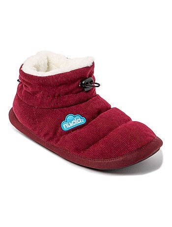 Chaussons unisexes Nuvola avec semelle en gomme