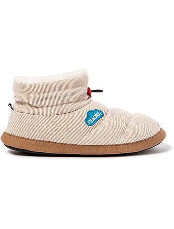 Chaussons unisexes Nuvola avec semelle en gomme