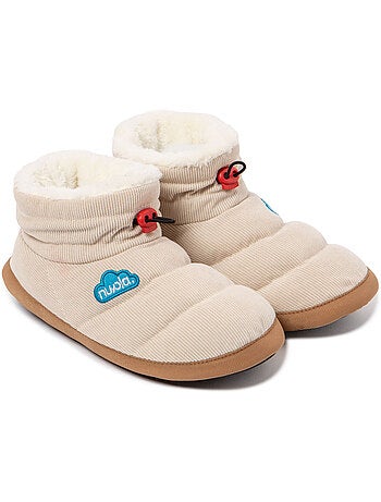 Chaussons unisexes Nuvola avec semelle en gomme