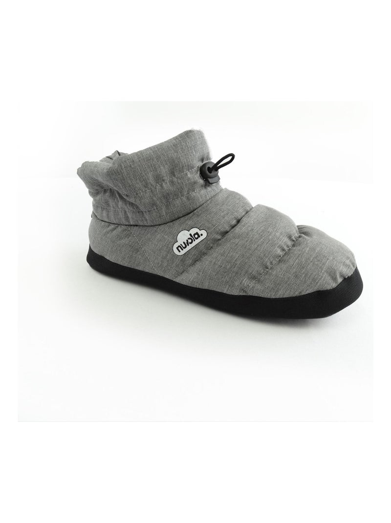Chaussons unisexes Nuvola avec semelle en gomme Gris - Kiabi