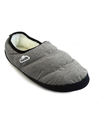 Chaussons unisexes Nuvola avec semelle en gomme