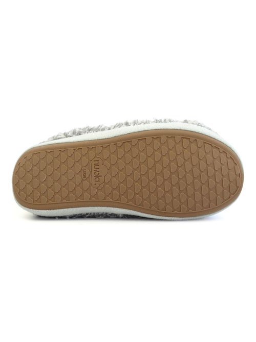 Chaussons unisexes Nuvola avec semelle en gomme - Kiabi