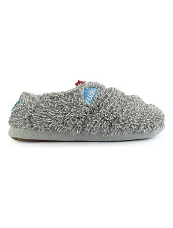 Chaussons unisexes Nuvola avec semelle en gomme
