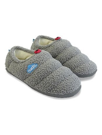Chaussons unisexes Nuvola avec semelle en gomme