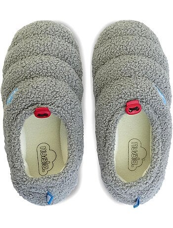 Chaussons unisexes Nuvola avec semelle en gomme